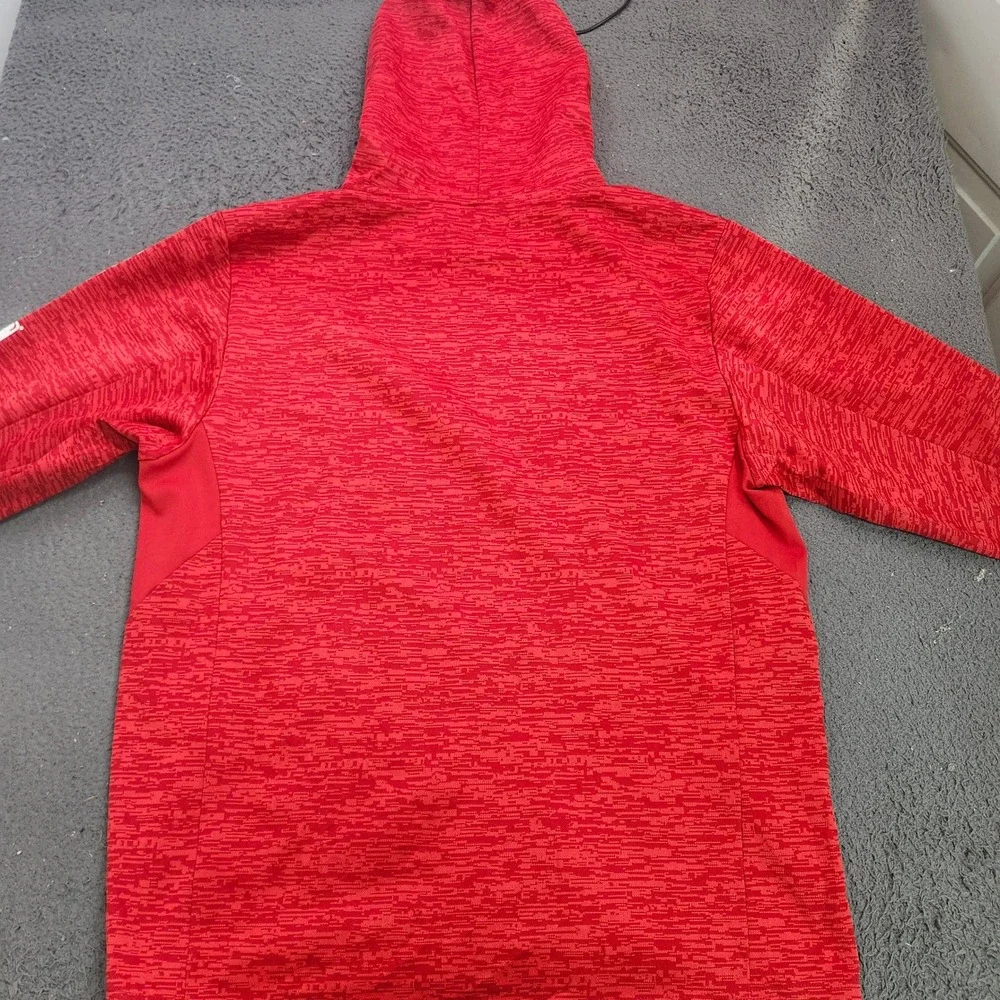 Majestic Boston Red Sox 2018 Postseason Do Damage Red Hoodie Mens Large 2329 - Picture 7 of 10